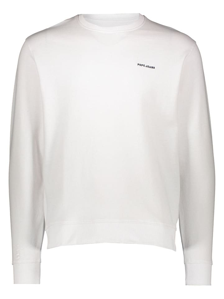 Pepe Jeans Sweatshirt in Weiß - 55% | Größe L | Herren-plussize