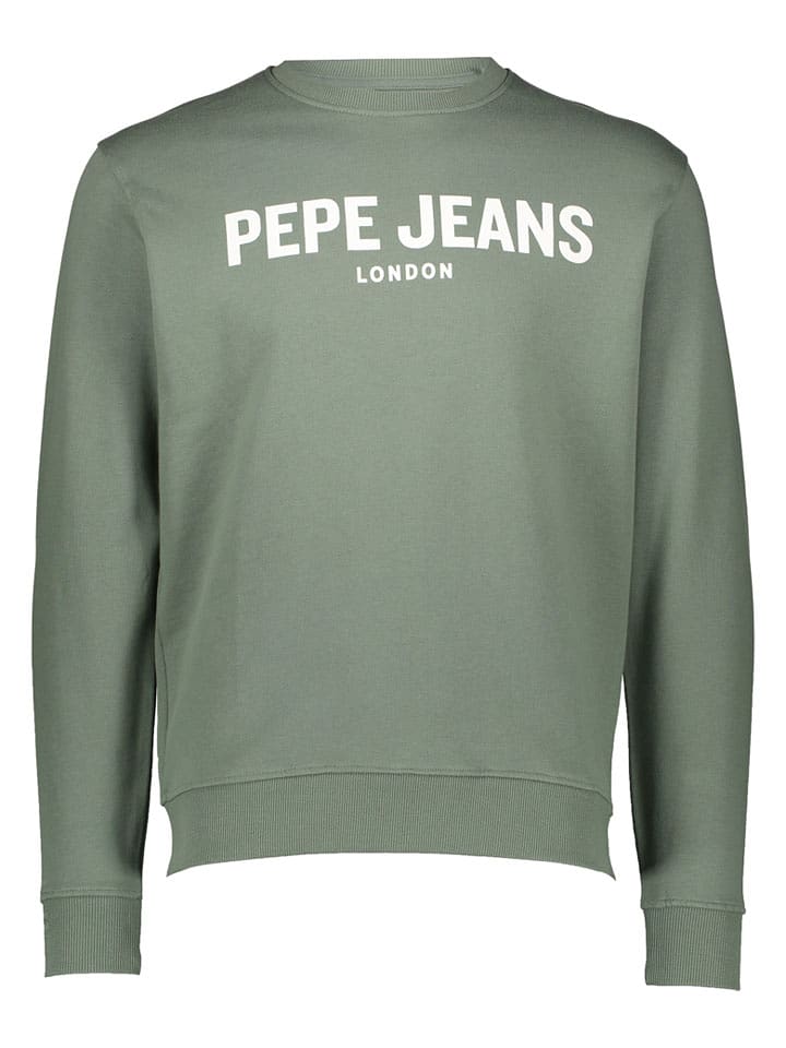 Pepe Jeans Sweatshirt in Grün - 45% | Größe XXL | Herren-plussize