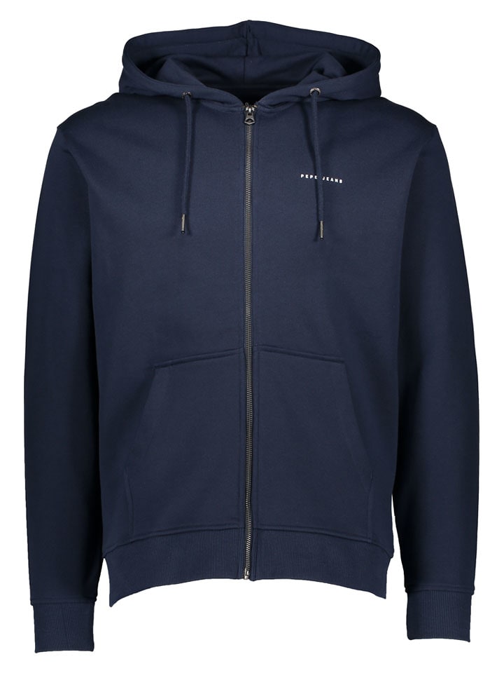 Pepe Jeans Sweatjacke in Dunkelblau - 56% | Größe XXL | Herren-sweatshirts-jacken