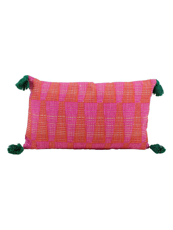 Ornami Outdoor-Kissen ''Pessoa'' in Pink/ Orange - (L)30 x (B)50 cm - 12% | Dekokissen