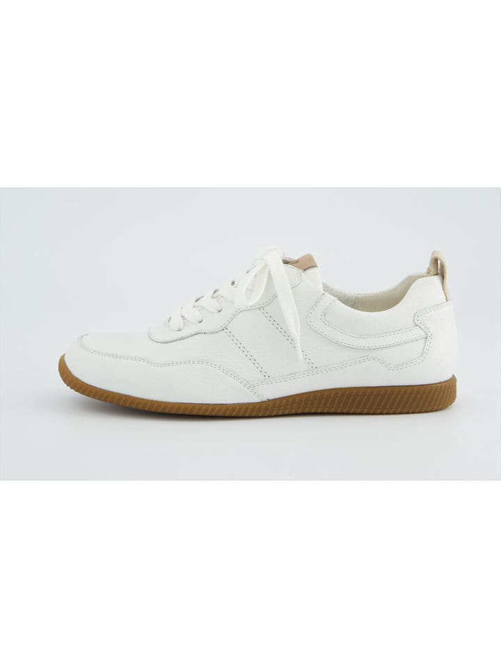 Paul Green Leder-Sneakers in Weiß - 46% | Größe 38,5 | Damen-sneakers