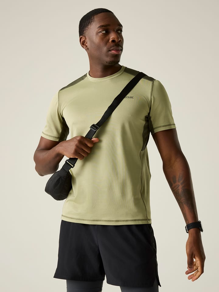 Regatta Funktionsshirt "Virda" in Grün - 62% | Größe L | Herren-sportshirts