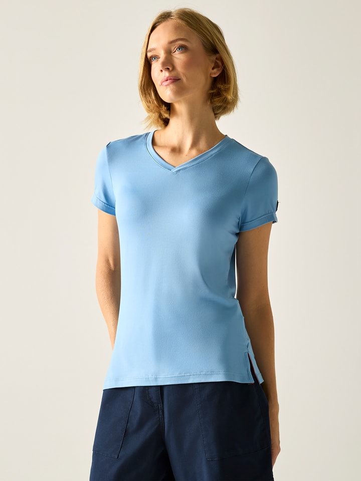 Regatta Funktionsshirt "Elkie" in Hellblau - 57% | Größe 38 | Damen-outdoor-tops-shirts
