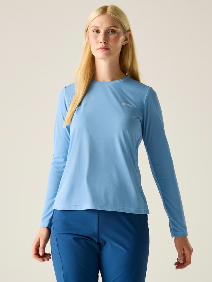 Regatta Funktionslongsleeve "Mindo" in Hellblau - 62% | Größe 40 | Damen-outdoor-tops-shirts