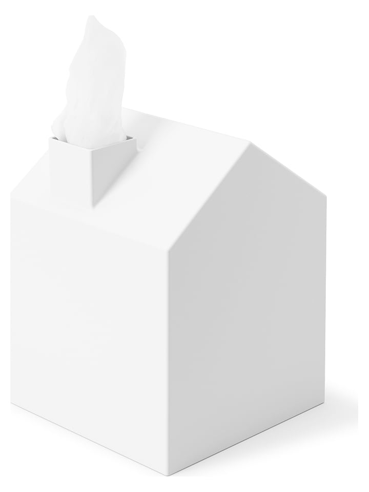 umbra Kosmetiktücherbox ''Casa'' in Weiß - (B)13 x (H)17 x (T)13 cm - 15% | Badezimmer-accessoires