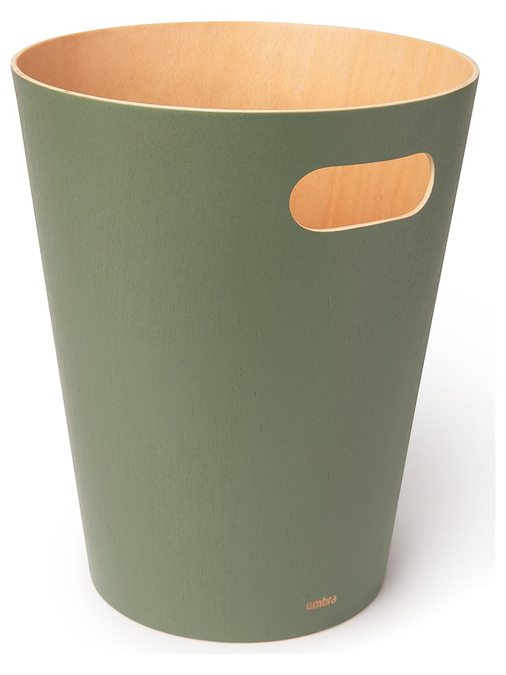 umbra Papiereimer ''Woodrow'' in Grün - 7,5 l - 16% | Muelleimer