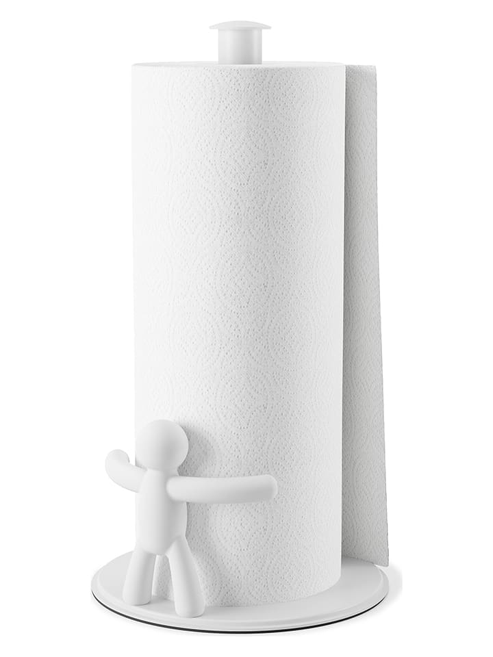umbra Küchenrollenhalter ''Buddy'' in Weiß - (H)34 x Ø 18,5 cm - 43% | Kuechenhelfer