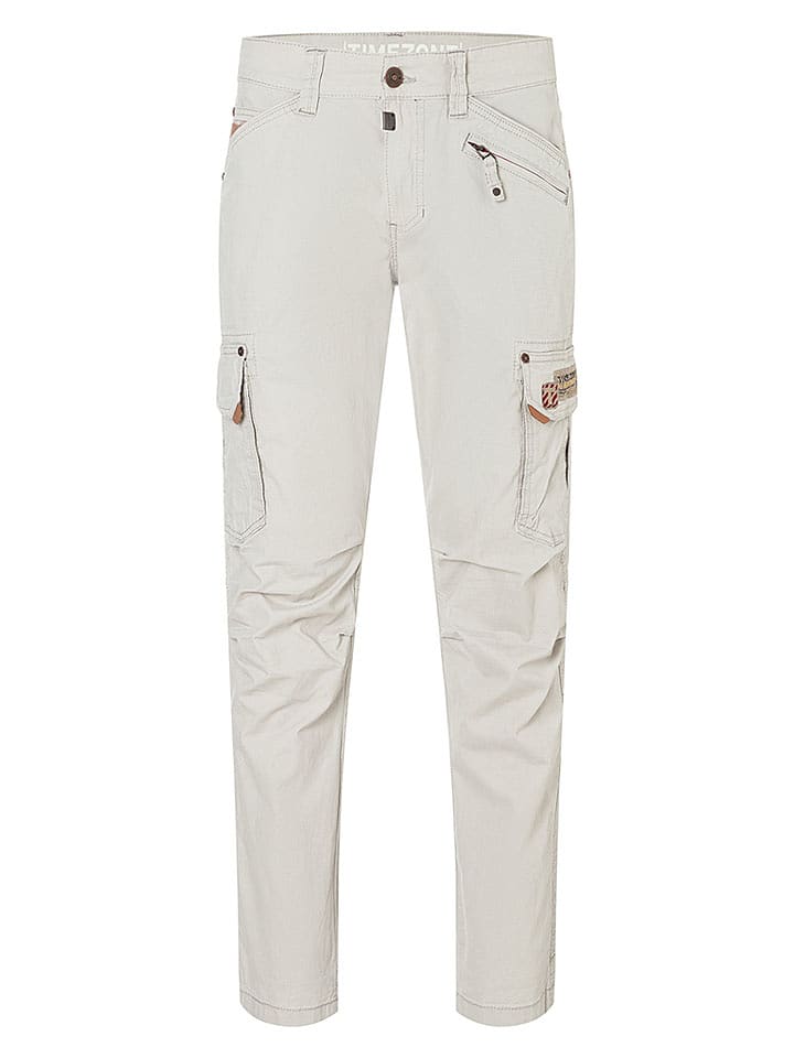 Timezone Cargohose "Roger" in Beige - 45% | Größe W34/L30 | Herrenhosen