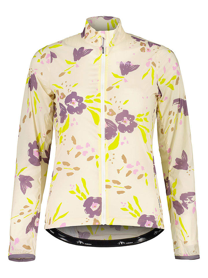 Maloja Fahrradjacke "SeisM." in Creme/ Bunt - 65% | Größe S | Damen-outdoorjacken