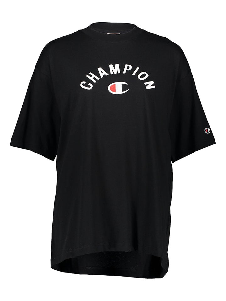 Champion Shirt in Schwarz - 66% | Größe S | Herren-plussize