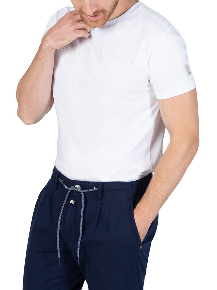 Timezone Shirt in Weiß - 48% | Größe L | Herren-plussize