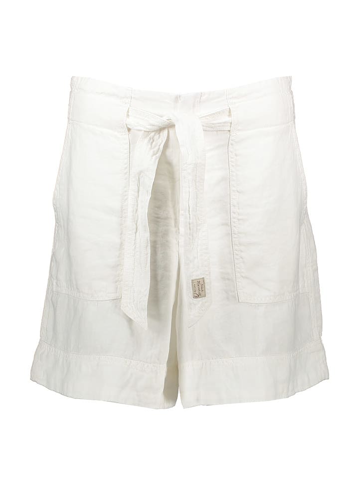 Herrlicher Leinen-Shorts "Nikole" in Weiß - 78% | Größe W27 | Shorts