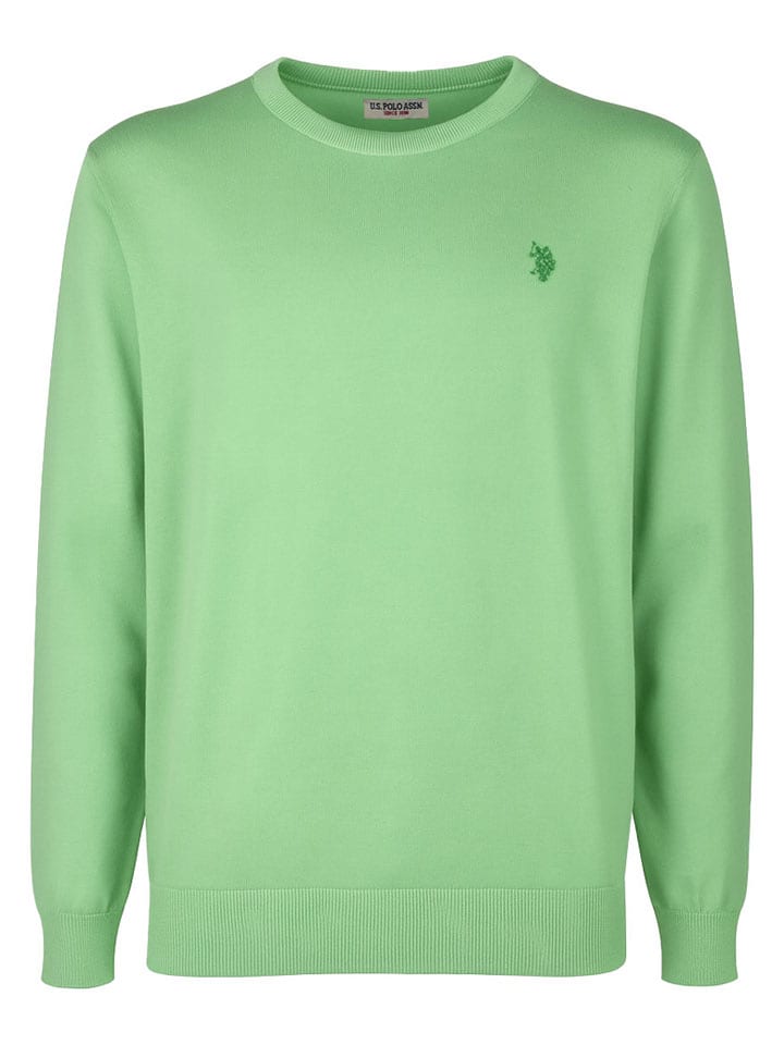 U.S. Polo Assn. Pullover in Grün - 49% | Größe S | Herren-plussize