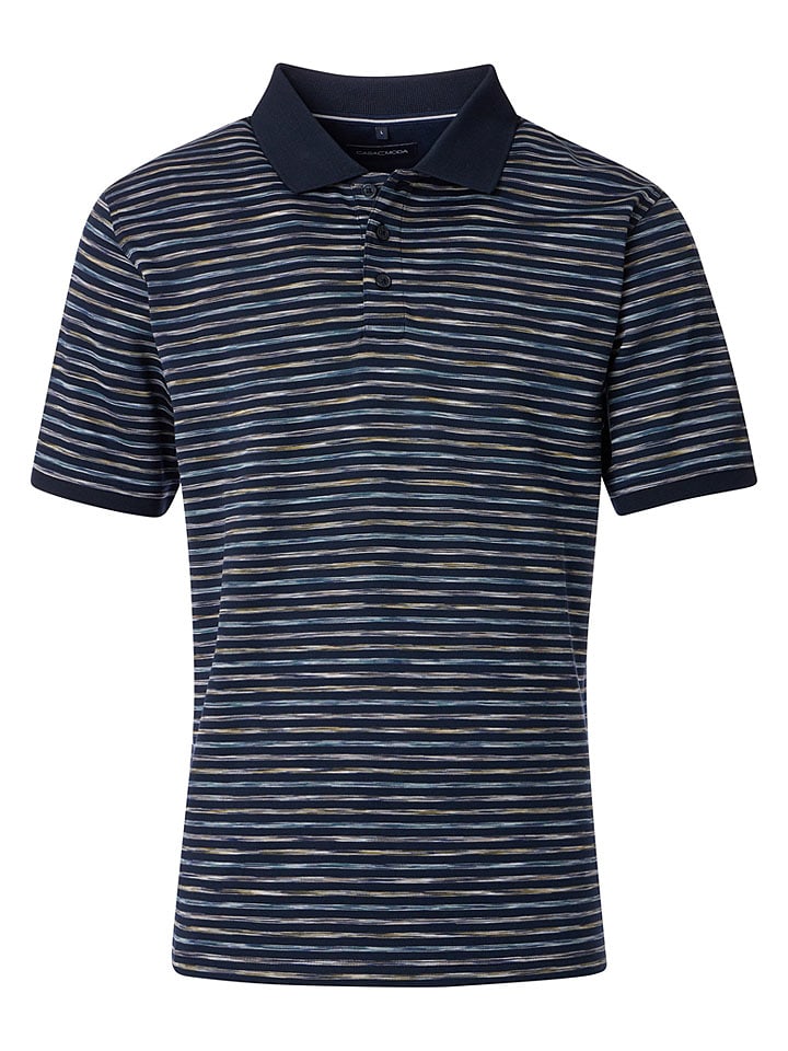 CASAMODA Poloshirt in Dunkelblau - 64% | Größe M | Herren-plussize