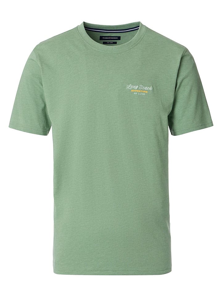 CASAMODA Shirt in Grün - 48% | Größe XXL | Herren-plussize