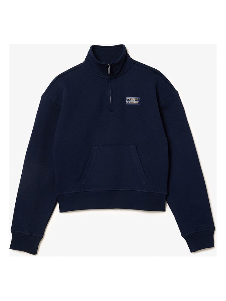 Lacoste Sweatshirt in Dunkelblau - 57% | Größe 40 | Damen-sweatshirts-jacken