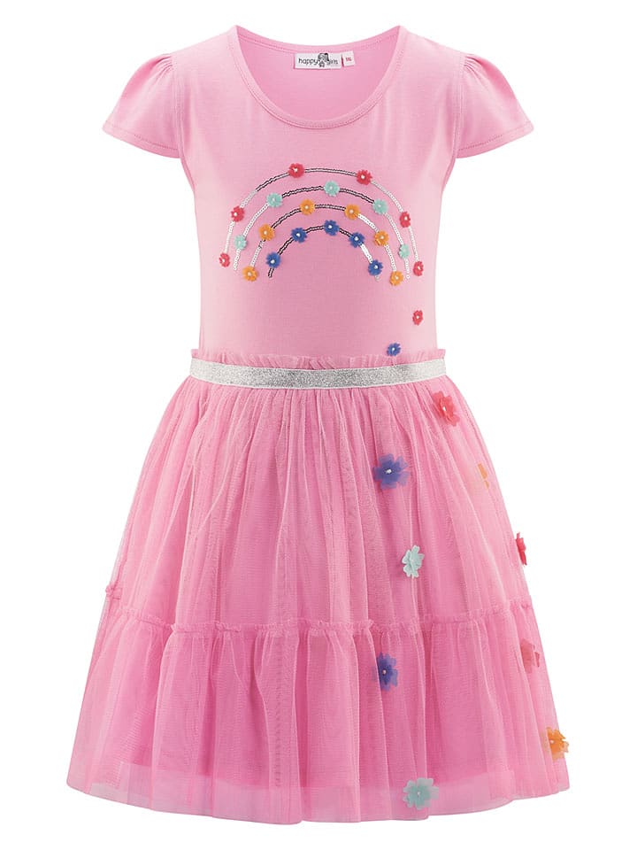 happy girls by Eisend Kleid in Rosa - 54% | Größe 140 | Baby-kleider-roecke