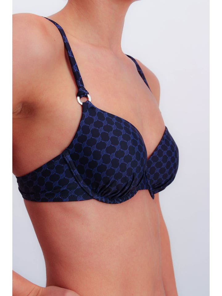 Joop! Bodywear Bikini-Oberteil in Dunkelblau - 31% | Größe 44B-Cup | Damen-bademode