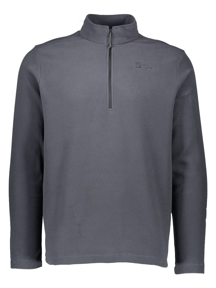 Jack Wolfskin Fleecepullover "Taunus" in Anthrazit - 61% | Größe S | Herren-fleece