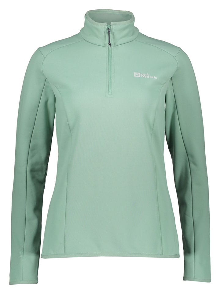Jack Wolfskin Fleecejacke "Baiselberg" in Mint - 62% | Größe S | Damenjacken