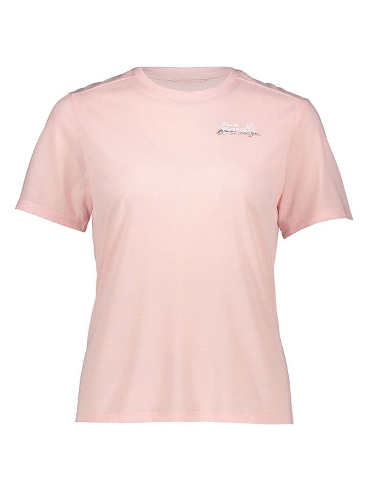 Jack Wolfskin Funktionsshirt "Vonnan" in Rosa - 37% | Größe XS | Damen-outdoor-tops-shirts
