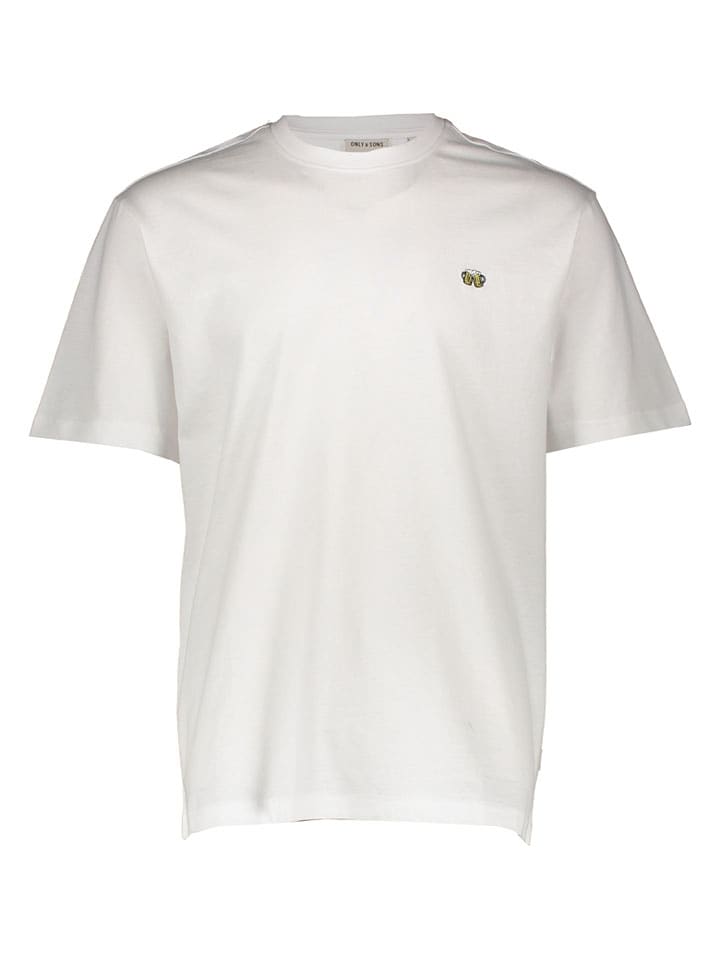 ONLY & SONS Shirt "Onsfred" in Weiß - 35% | Größe L | Herren-plussize