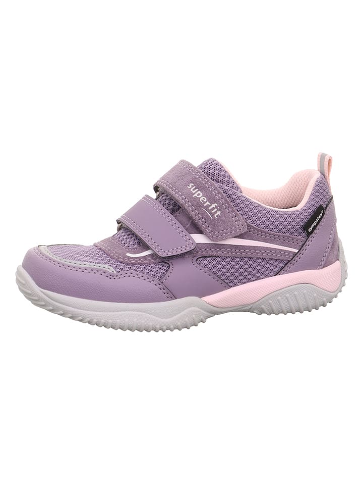 superfit Leder-Sneakers "Storm" in Lila - 45% | Größe 30 | Kindersneakers