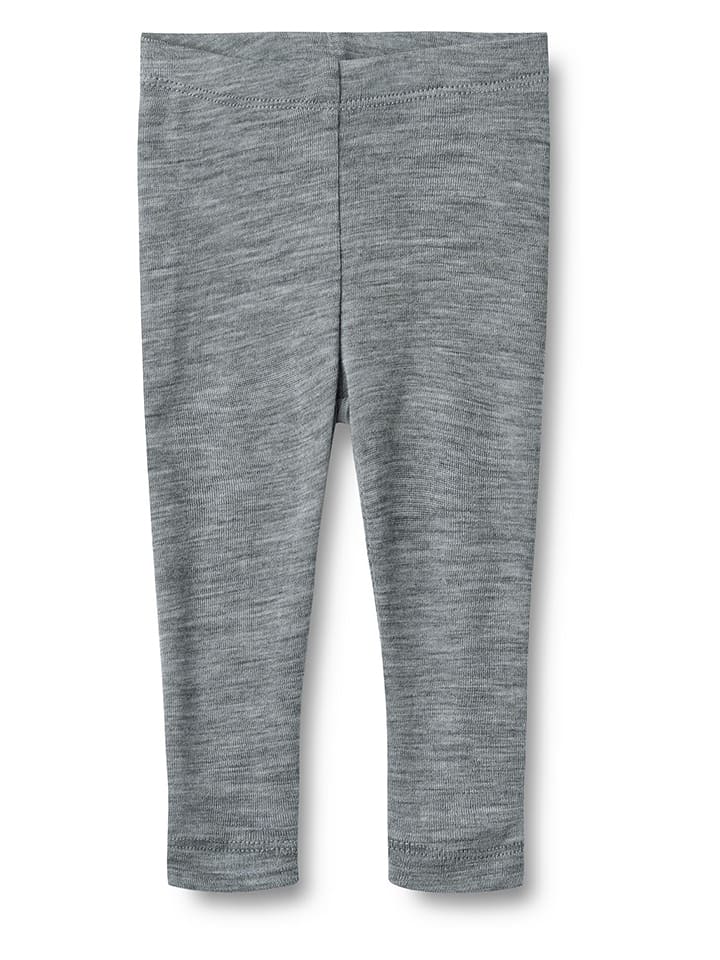 Wheat Woll-Leggings ''Agi'' in Grau - 36% | Größe 86 | Babyhosen
