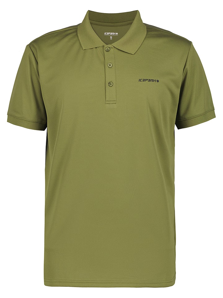Icepeak Funktionspoloshirt "Bellmont" in Khaki - 34% | Größe XL | Damen-outdoor-tops-shirts