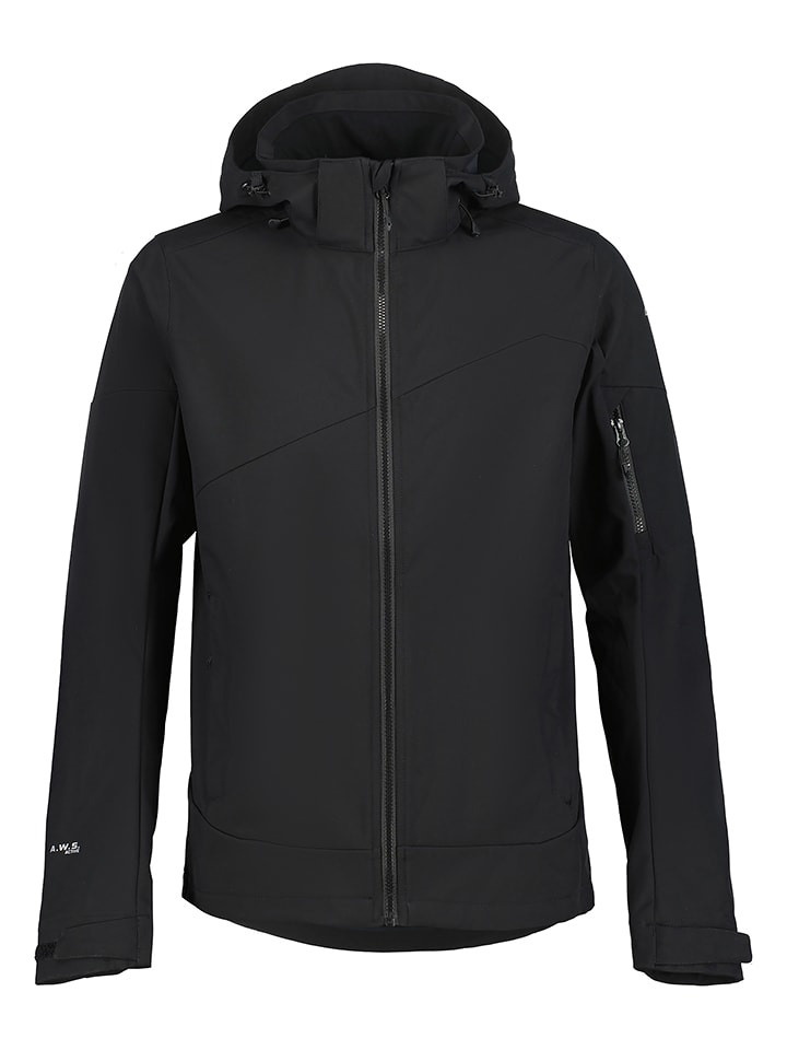 Icepeak Softshelljacke "Barmstedt" in Schwarz - 58% | Größe 52 | Damen-outdoorjacken