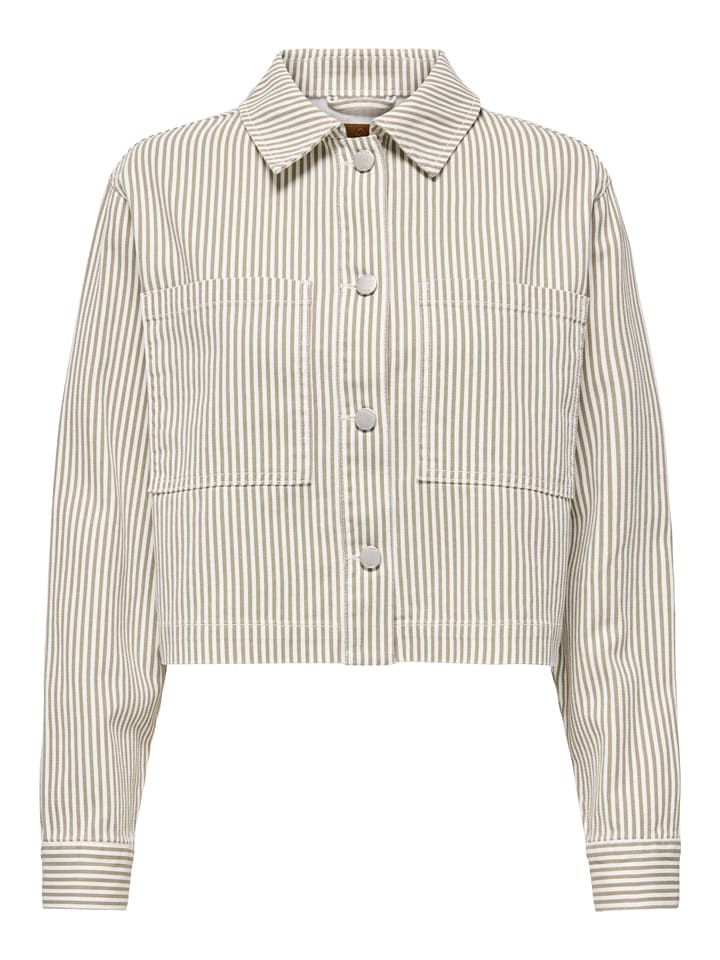 ONLY Jeansjacke in Beige - 48% | Größe XS | Damenjacken