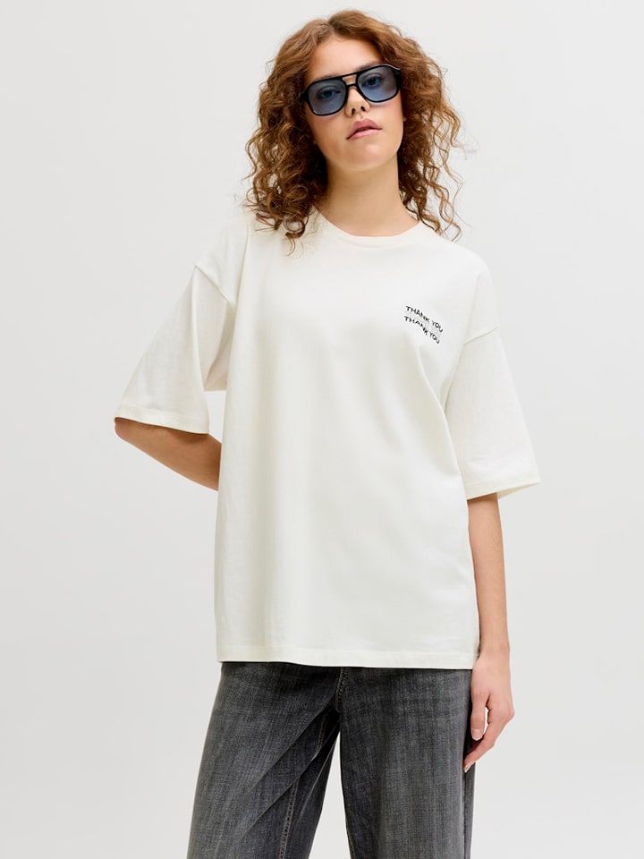 JJXX Shirt in Weiß - 31% | Größe M | Damen-tops