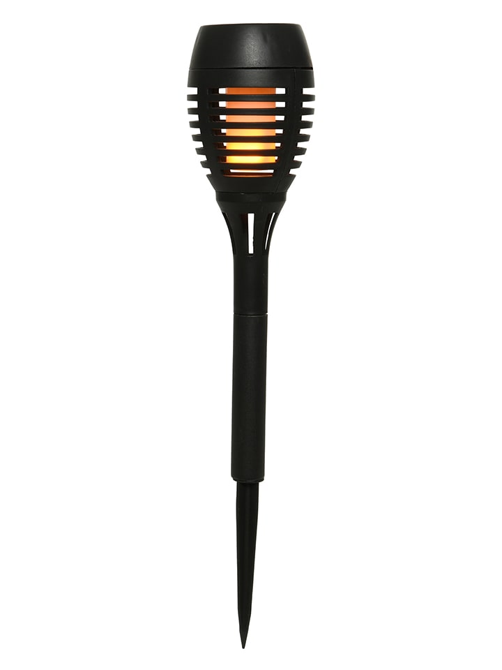 Kaeming LED-Solar-Fackel in Schwarz - (L)27 x Ø 7,5 cm - 16% | Lichterketten-dekobeleuchtung