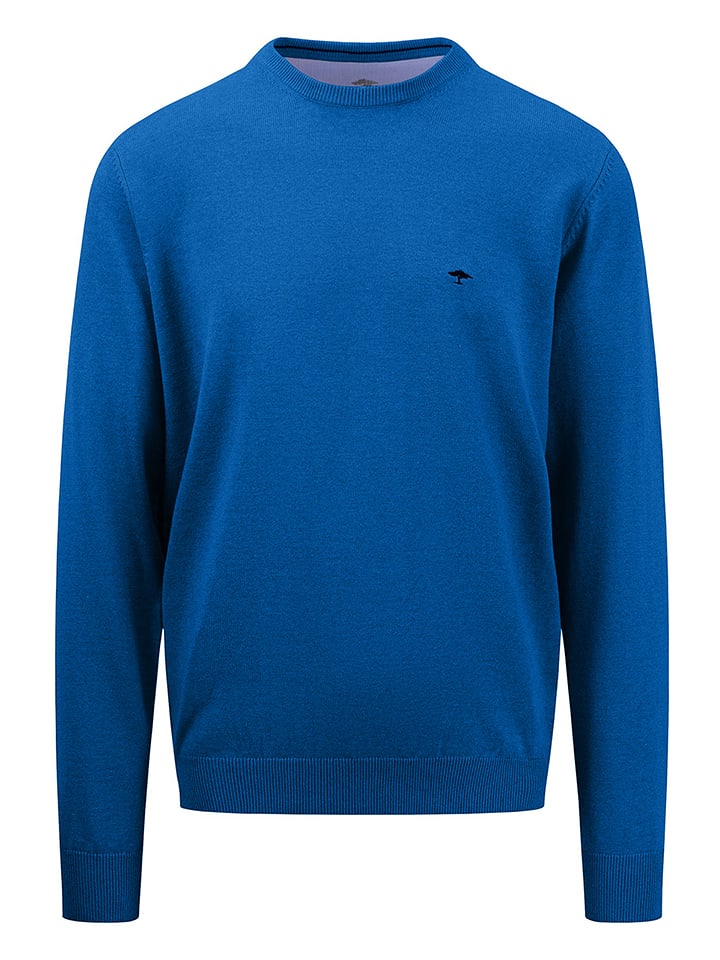 FYNCH-HATTON Pullover in Blau - 62% | Größe 3XL | Herren-plussize