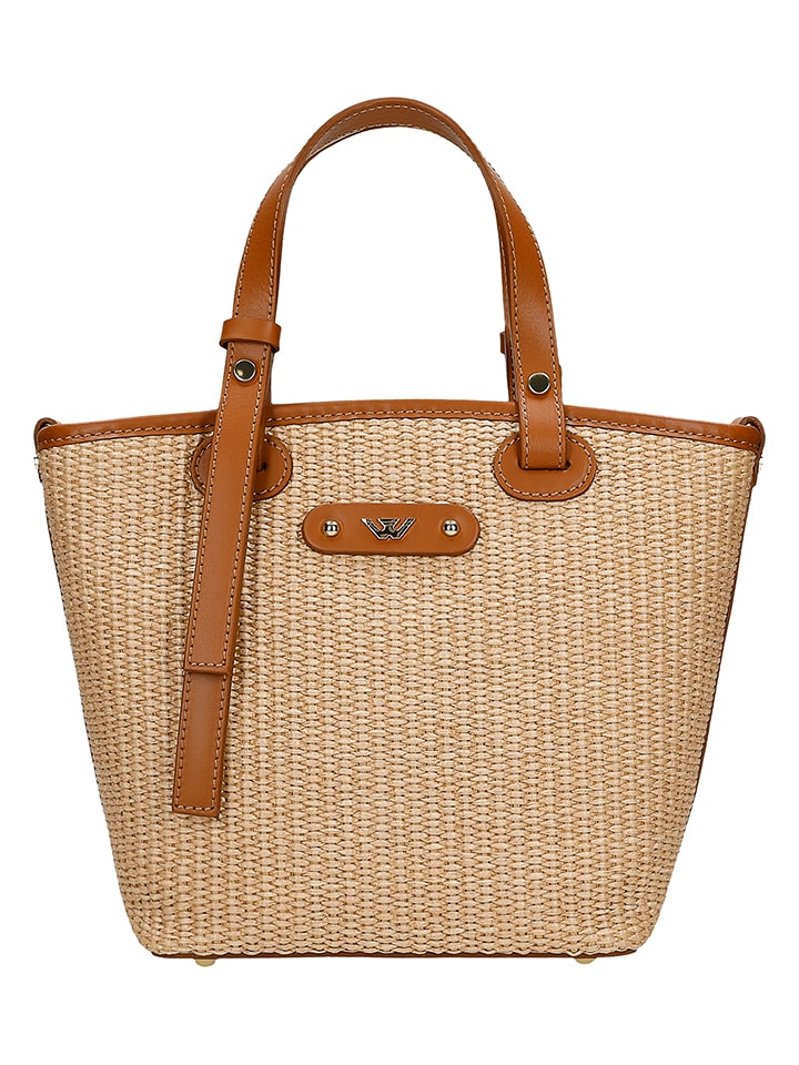 Wojas Henkeltasche in Beige - (B)30 x (H)21 x (T)11,5 cm - 16% | Damen-taschen