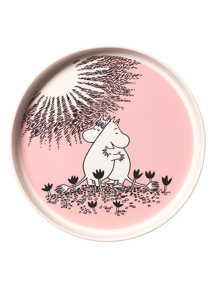 Moomin Kuchenteller "Love" in Rosa/ Weiß - Ø 30 cm - onesize