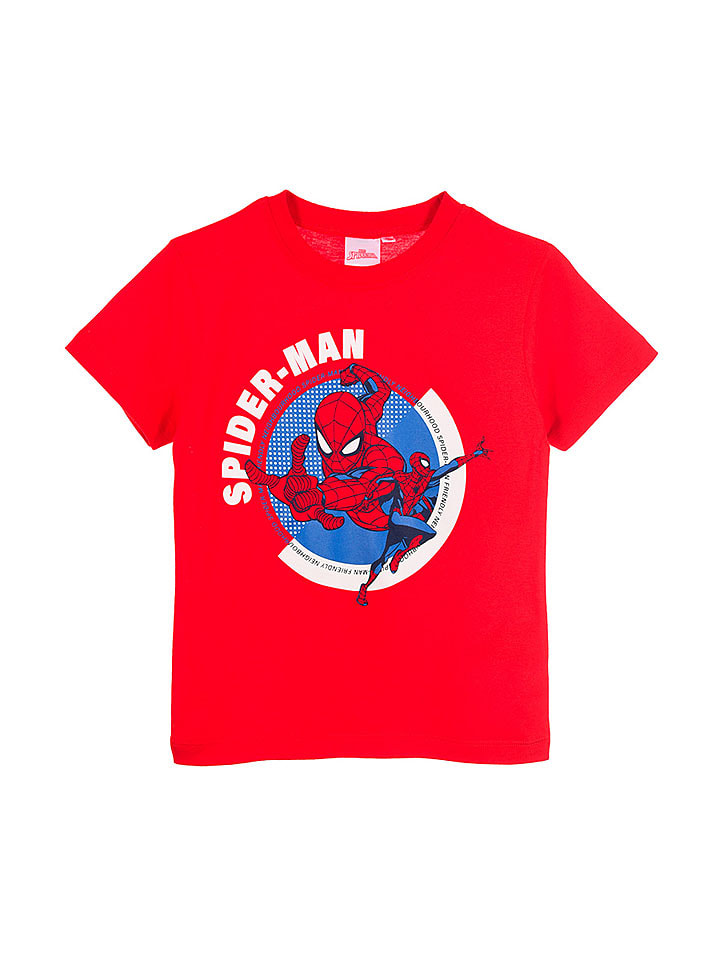 Shirt "Spiderman" in Rot - 98