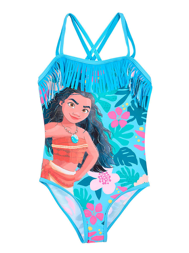 Disney Vaiana Badeanzug "Vaiana" in Blau/ Bunt - 98