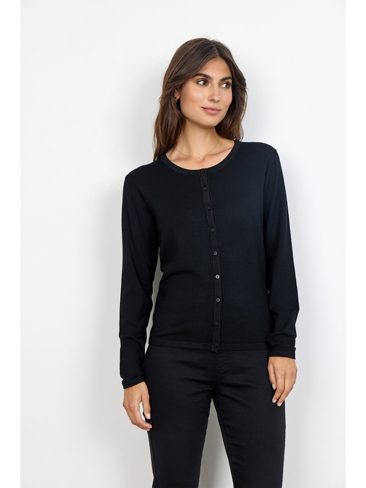 soyaconcept Cardigan in Schwarz - 80% | Größe M | Damen-pullover-cardigans