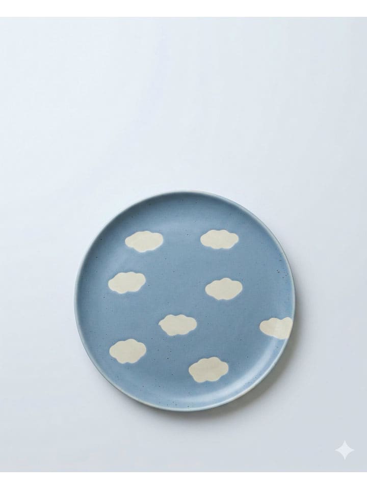 Egg Back Home Salatteller ''Cloud'' in Blau - Ø 22 cm - onesize