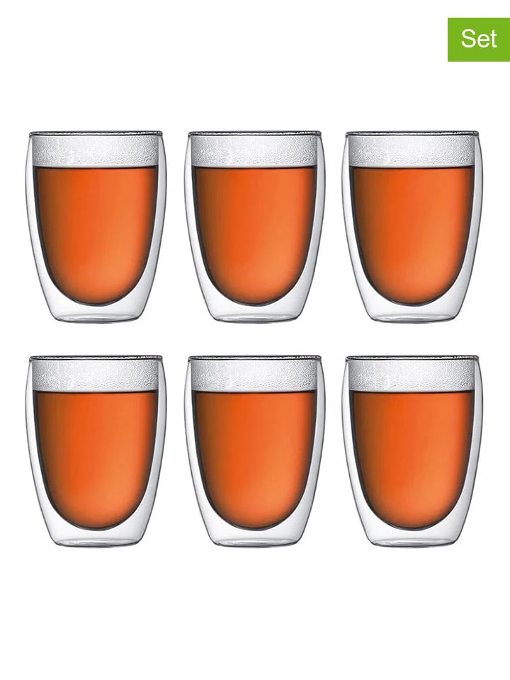 bodum 6tlg. Gläser-Set "Pavina" - 350 ml - 17% | Gedeckter-tisch