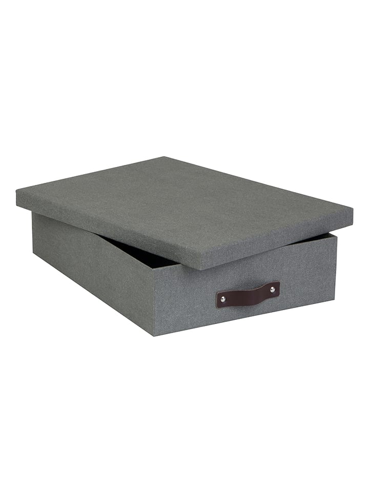 BIGsoBox Dokumentenbox "Oskar" in Grau - (L)35 x (B)26 x (H)8,5 cm - -12% | Buero-schulbedarf