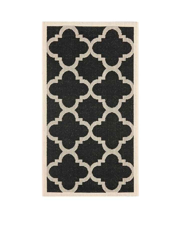 Safavieh Kunstfaser-Fußmatte "Mali" in Schwarz/ Beige - 10% | Größe 78x152 cm |