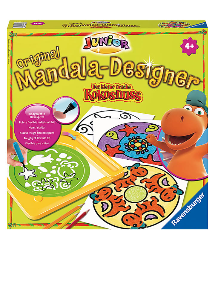 Ravensburger Mandala-Malset "Drache Kokosnuss" - ab 4 Jahren - 29% | Kinder-kreativspielzeug