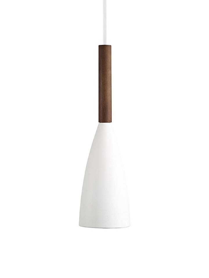 Nordlux Lampa wisząca "Pure" w kolorze biało-brązowym - Ø 10 cm rozmiar: onesize