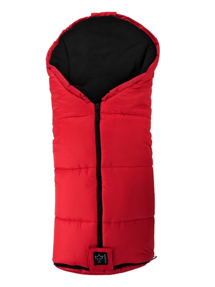 Kaiser Naturfellprodukte Thermo-Fußsack "Tommy" in Rot - (L)100 x (B)45 cm - 16% | Baby-fusssaecke