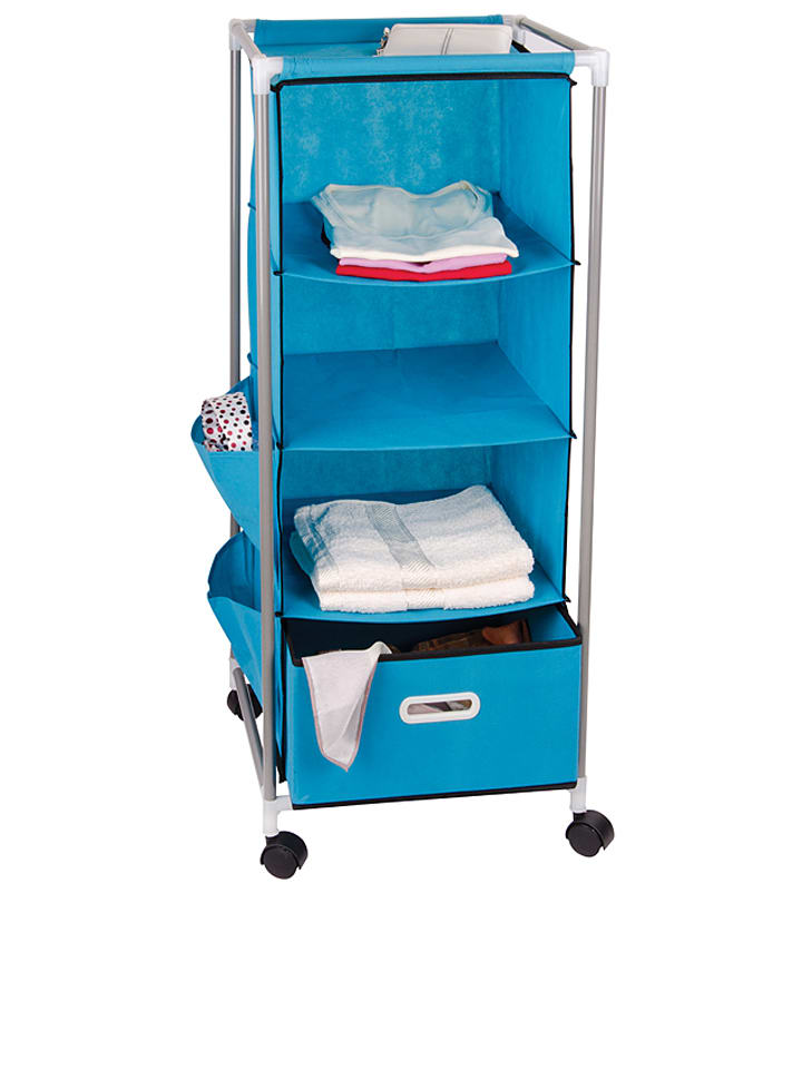 axentia Aufbewahrungscontainer in Hellblau - (B)38,5 x (H)99 x (T)38,5 cm - 45% | Kisten-koerbe