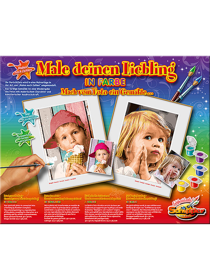 Schipper Malen nach Zahlen "Male deinen Liebling in Farbe" - ab 12 Jahren - 10% | Kinder-kreativspielzeug