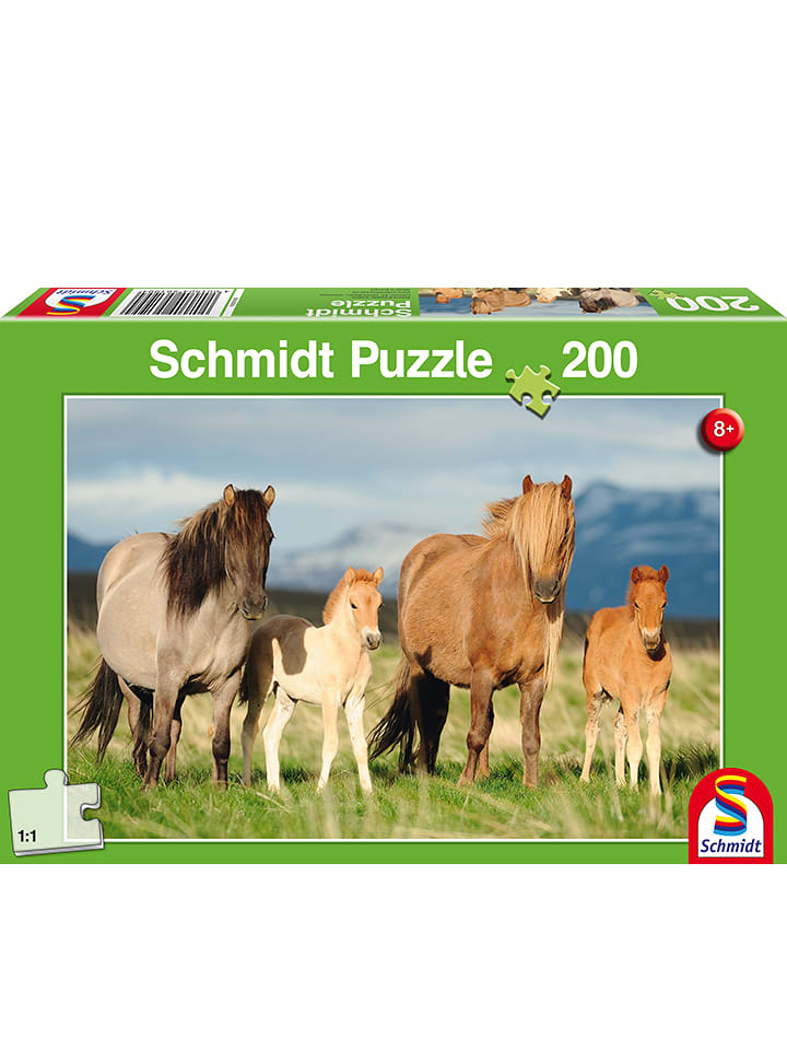 Schmidt Spiele 200tlg. Puzzle "Pferdefamilie" - ab 8 Jahren - 13% | Gesellschaftsspiele