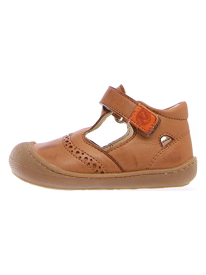 Naturino Leder-Halbsandalen in Hellbraun - 53% | Größe 20 | Babysandalen